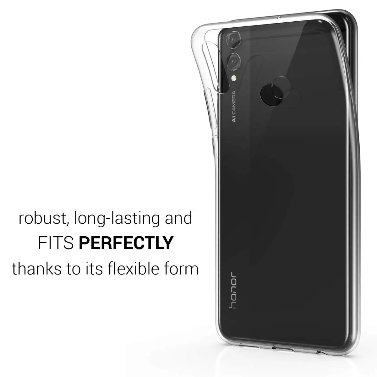 Чехол для Huawei Honor 8 8X 8C ТПУ силиконовый прозрачный чехол бампер мягкий Pro Max