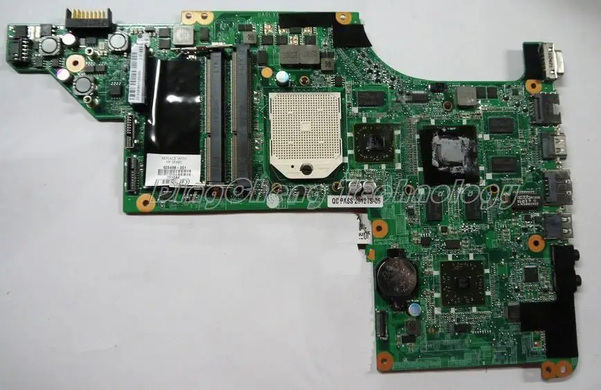 Материнской Платы ноутбука Для HP DV7 DV7T DA0LX8MB6D1 605498-001 для AMD cpu с 8 видеочипов