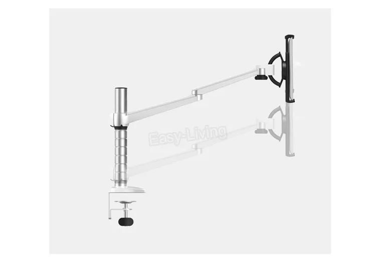 OA-8Z алюминиевый сплав полный поворот высота регулируемая двойная рука 27 дюймов монитор держатель+ двойная рука планшетный ПК Подставки 9-10 дюймов