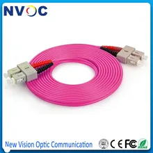 SC/UPC-SC/UPC многомодовый мм OM4 40G дуплексный DX 10 м ПВХ куртка, 3 мм, волоконно-оптический кабель, LC UPC Волоконно-оптический патч-корд