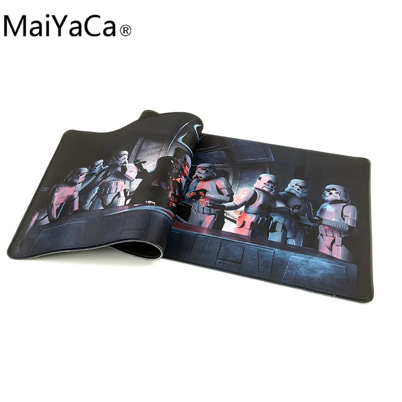 New Star wars Game Mouse Pad Large Stitch Edge Rubber Anti slip