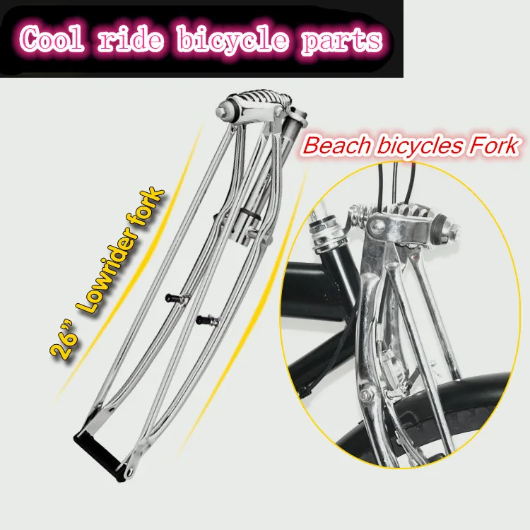 Horquilla de amortiguación bicicleta, resorte de de 20/26 pulgadas, galvanizado, Vintage|bicycle fork|spring forkvintage bicycle forks - AliExpress