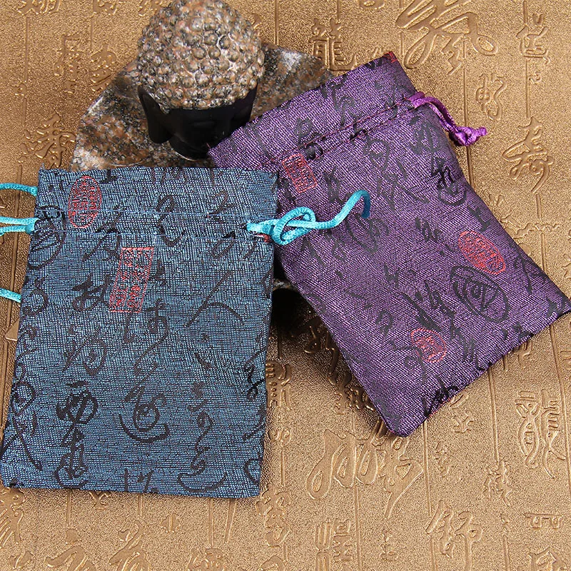5pcs Chinese Calligraphy sachet Perfume bag Vintage Dragon Boat