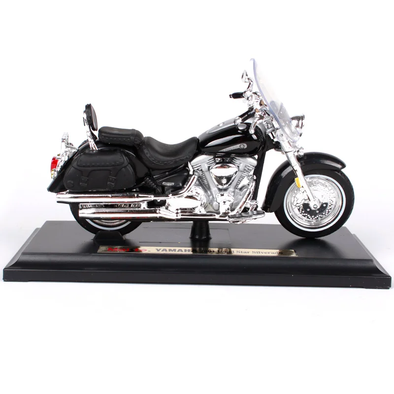 MAISTO 1:18 Yamaha ROAD STAR SILVERADO Мотоцикл Велосипед литая модель игрушки в коробке 304