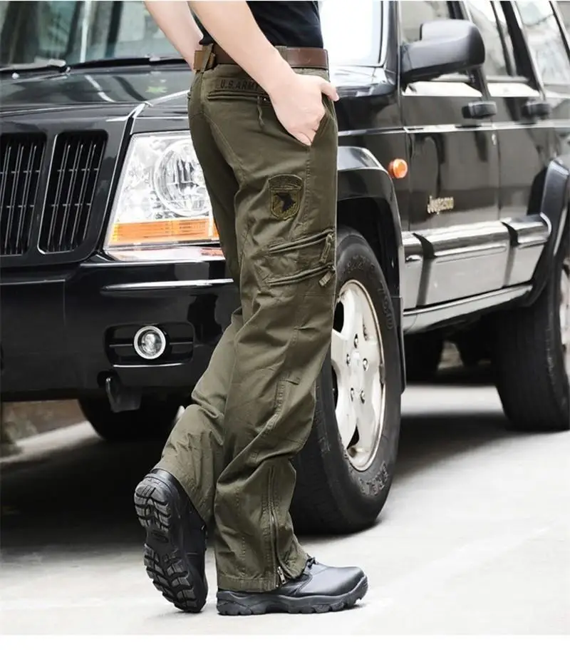 Freedom Knight Army Pants Men Women Unisex Tactical Long Cargo Pants Multi Pockets Green Camouflage Male Hiking Camping Trousers