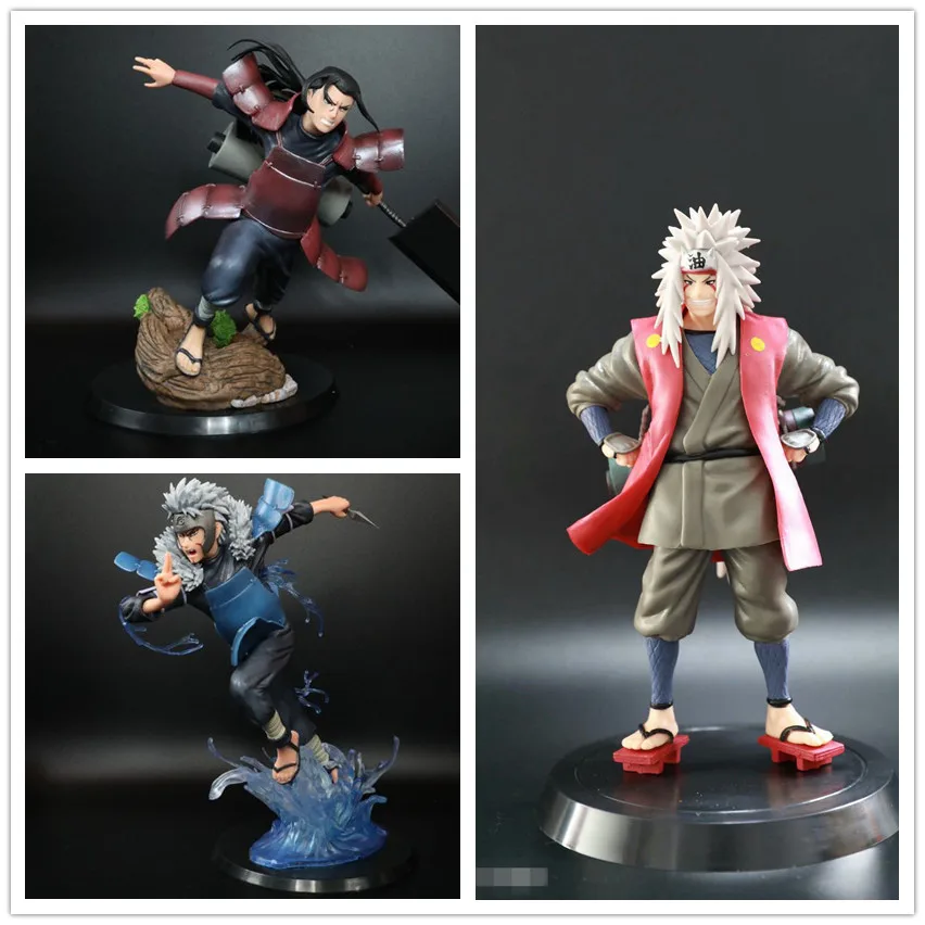 

Anime Scale Naruto Tobirama Senju Action Figure Hashirama Senju Jiraiya Minato Namikaze PVC 1/8 Figure Toys Brinquedos