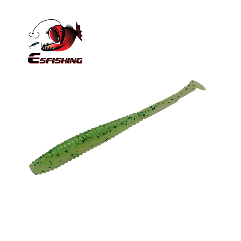 Esfishing мягкие приманки рыболовные I Shad Tail 10 шт. 70 мм морская рыболовная силиконовая