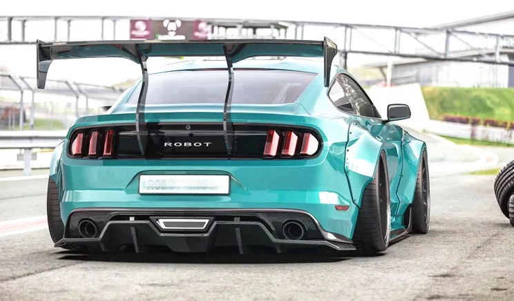 2015-19 Мустанг задний спойлер GT Крыло RBT Стиль FRP/углеродное волокно для FORD Mustang |
