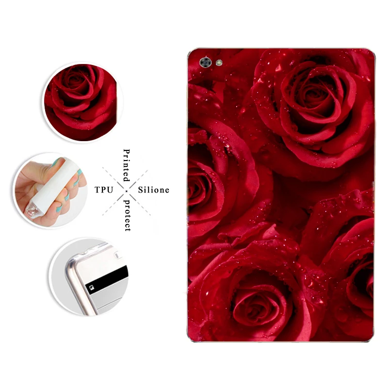 Розовый чехол для планшета Huawei Mediapad Media Pad T5 M5 8 4 10 Dtab M3 Lite 0 M2 801l Btv dl09 силиконовый на