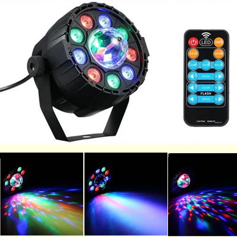 

Mini LED Stage Light RGB Magic Ball Par Light KTV Bar Stage Ambient Lighting Festival Party 110V 220V Disco Dj Stage Lighting