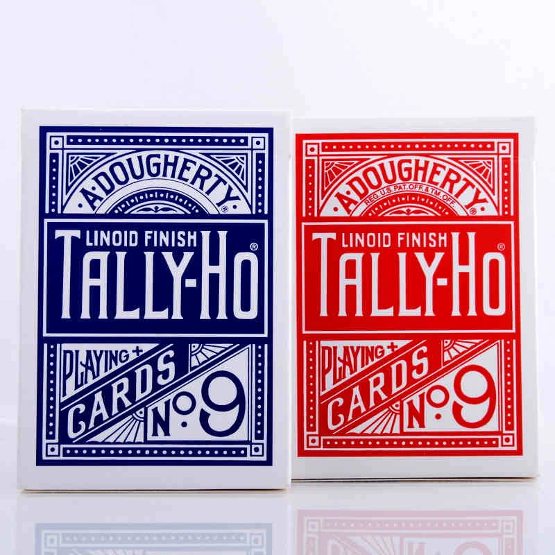 

1 Deck Original Tally-Ho No.9 Poker Round Back Playing Cards Magic Props Magic Toys Magic Tricks