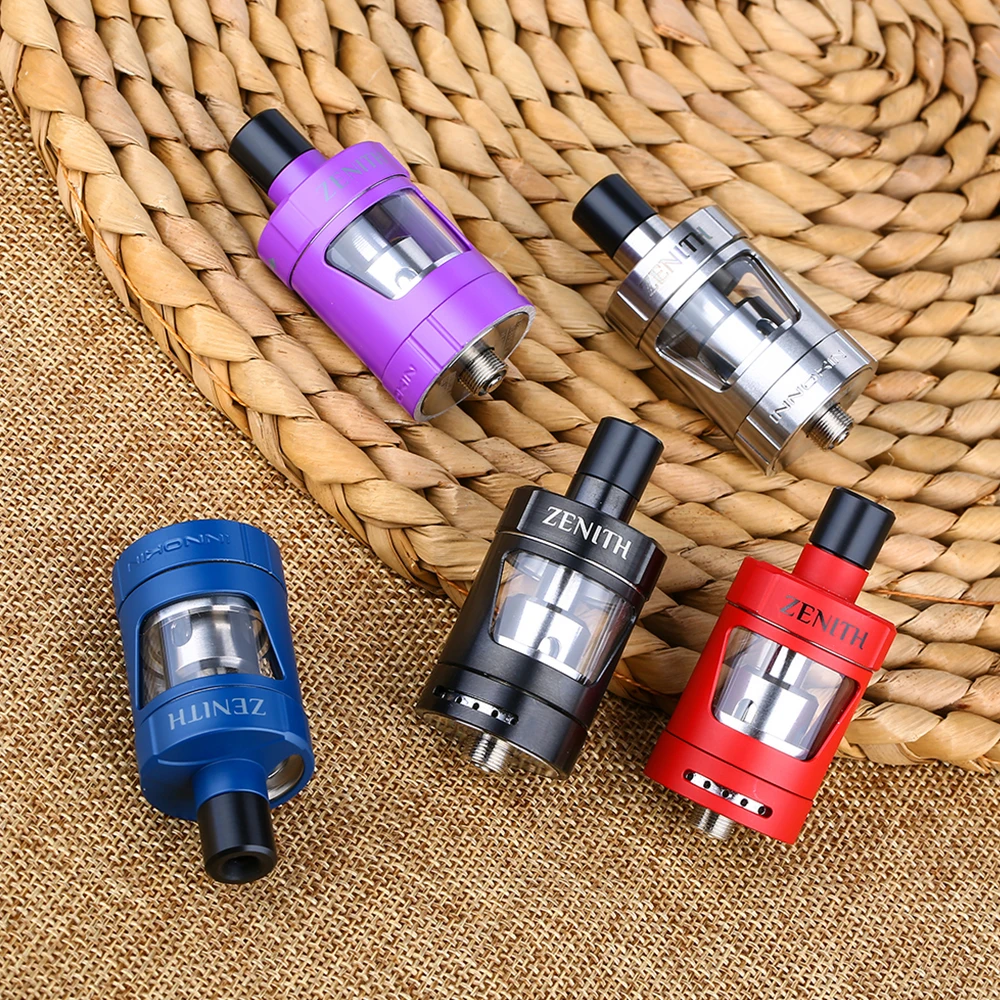 Original Innokin Zenith MTL Tank 4ml Zenith Atomizer Mouth to Lung Vaping Tank with 0.8ohm/1.6ohm Coi E-cig Huge Vapor Atomizer