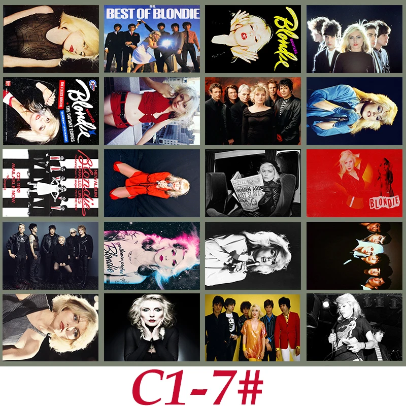 C1-7# Blondie классический ремешок для часов серии стикер 20/шт ПВХ ноутбук коллекция подарок домашний декор холодильник Стайлинг смешанные стикеры s