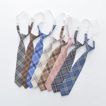 Японский клетчатый галстук JK галстук для костюма студент галстук юбка в клетку галстук тот же стиль 14 Цвет JKA15