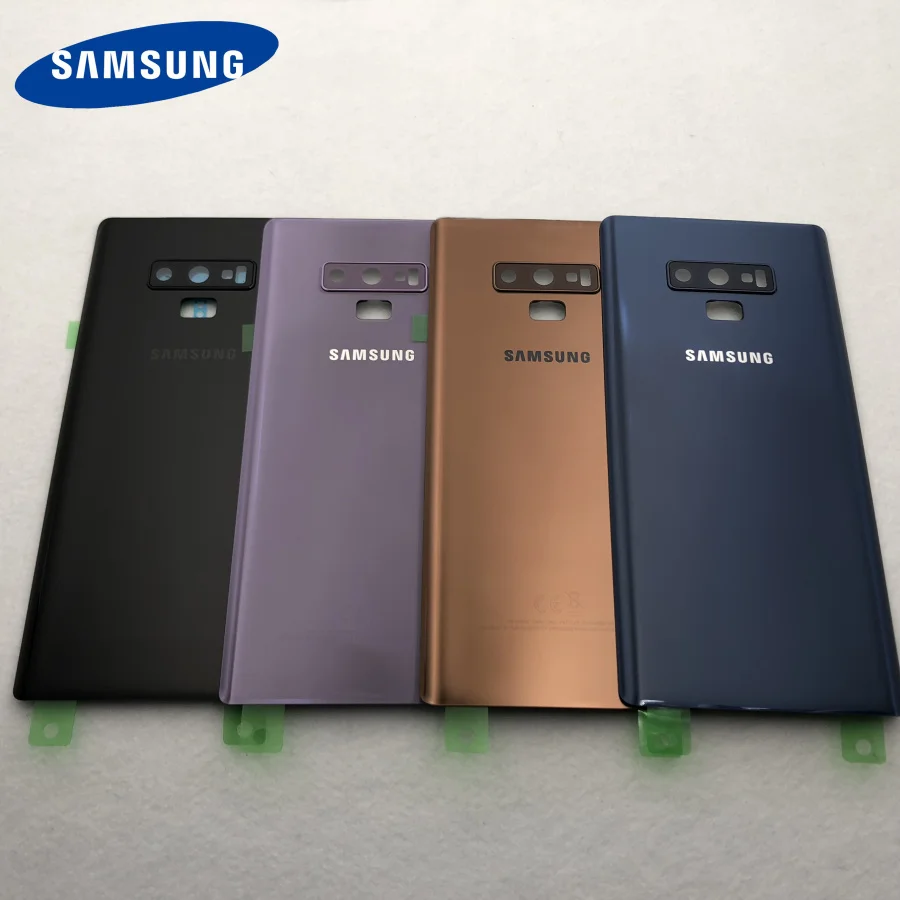 Чехол для задней аккумуляторной батареи note9 Samsung Galaxy Note 9 N960 N960F N9600 клей + стекло