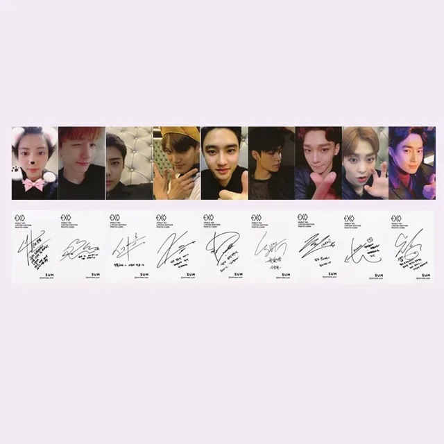 EXO Photo Cards