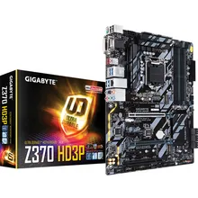 Free shipping original motherboard for Gigabyte GA-Z370-HD3P LGA 1151 DDR4 Z370-HD3P USB3.1 64GB Z370 desktop motherboard