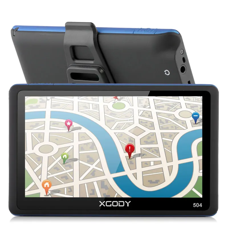 XGODY 504 " Автомобильный gps навигатор 5 дюймов автомобиль грузовик gps навигация 128 МБ+ 8 Гб Сенсорный Экран Авто Sat Nav Россия Navitel Европа карта