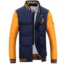 Мужские зимние Мужские парки куртка Стиль зима стенд Куртка с воротником модная верхняя одежда Куртки человек 105