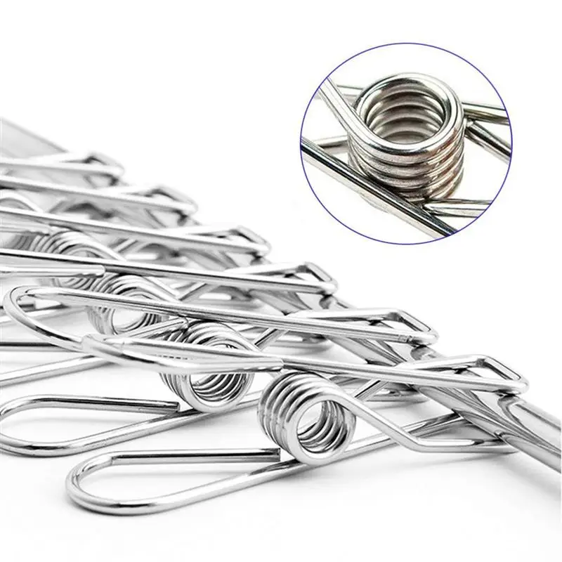

Clothes Peg 100PCS Stainless Steel Beach Towel Clips Keep Your Towel From Blowing Away 2019 Dropshipping