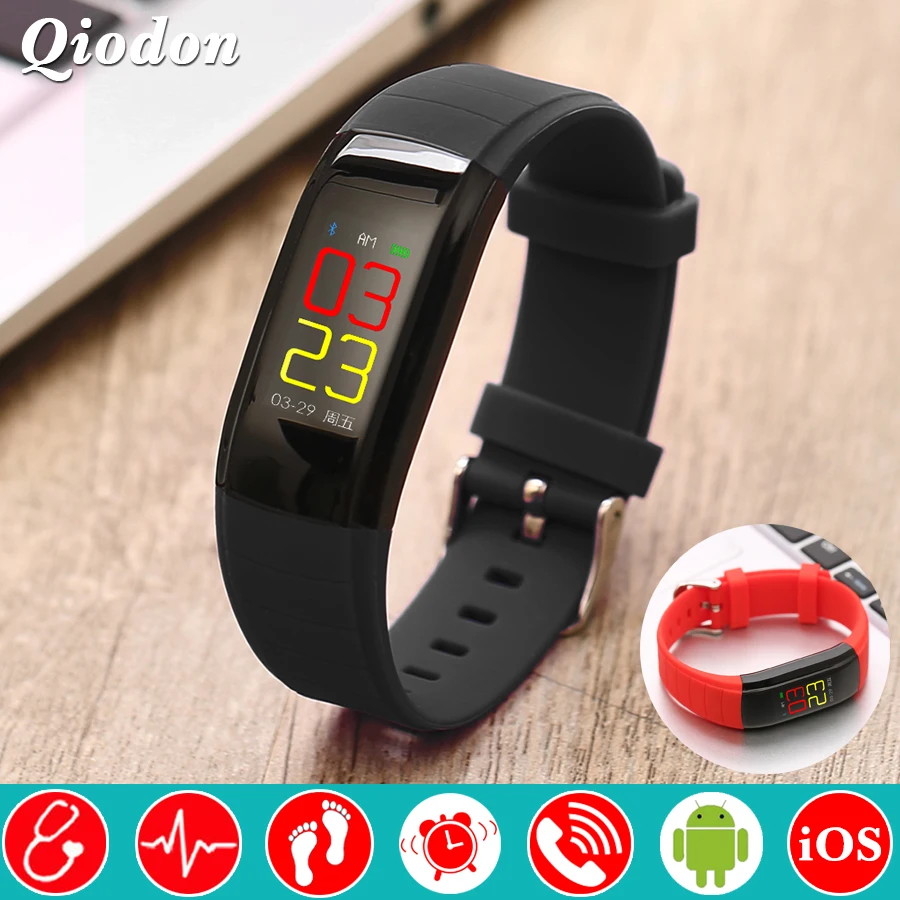 

Fashion Color Screen Bluetooth Smart Watch Heart Rate Blood Pressure Monitor Smartwatch Android iOS Waterproof Smart Clock