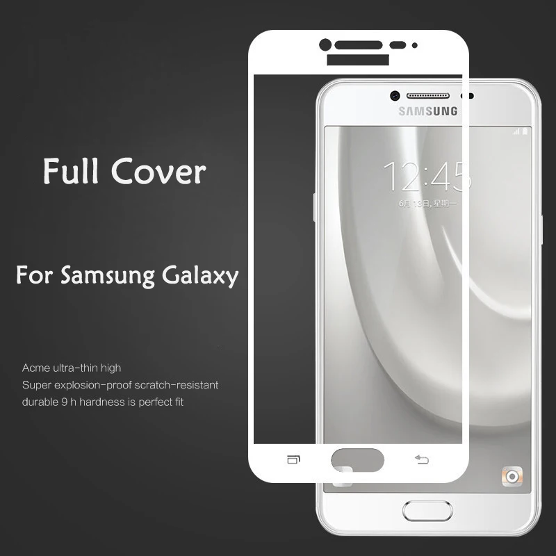 

Full Cover Tempered Glass For Samsung Galaxy J5 Prime G570 G5700 G570F J7 Prime G6100 Full Coverage Screen Protector Glass Film