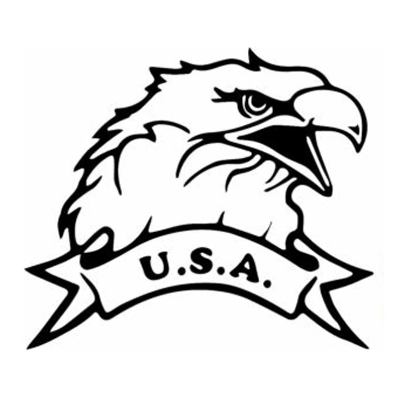 12 4 см * 10 7 США Bald Eagle модный автомобильный Стайлинг виниловый S4 0619|sticker vinyl|car stickercar