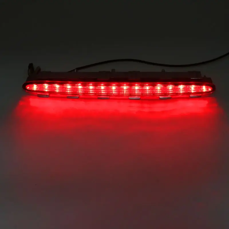 Новейшая модель; третий стоп-сигнал задний светодиодный красный светильник для Mercedes Benz CLK W209 2002-2009 Предупреждение остановить красный свет лампы Авто Стайлинг