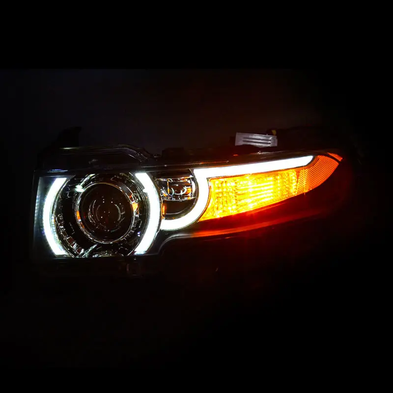 Vland автомобильный Стайлинг для Toyota FJ Cruiser 2007- светодиодный фонарь Halo HID ЛАМПА+ задние фары+ решетка