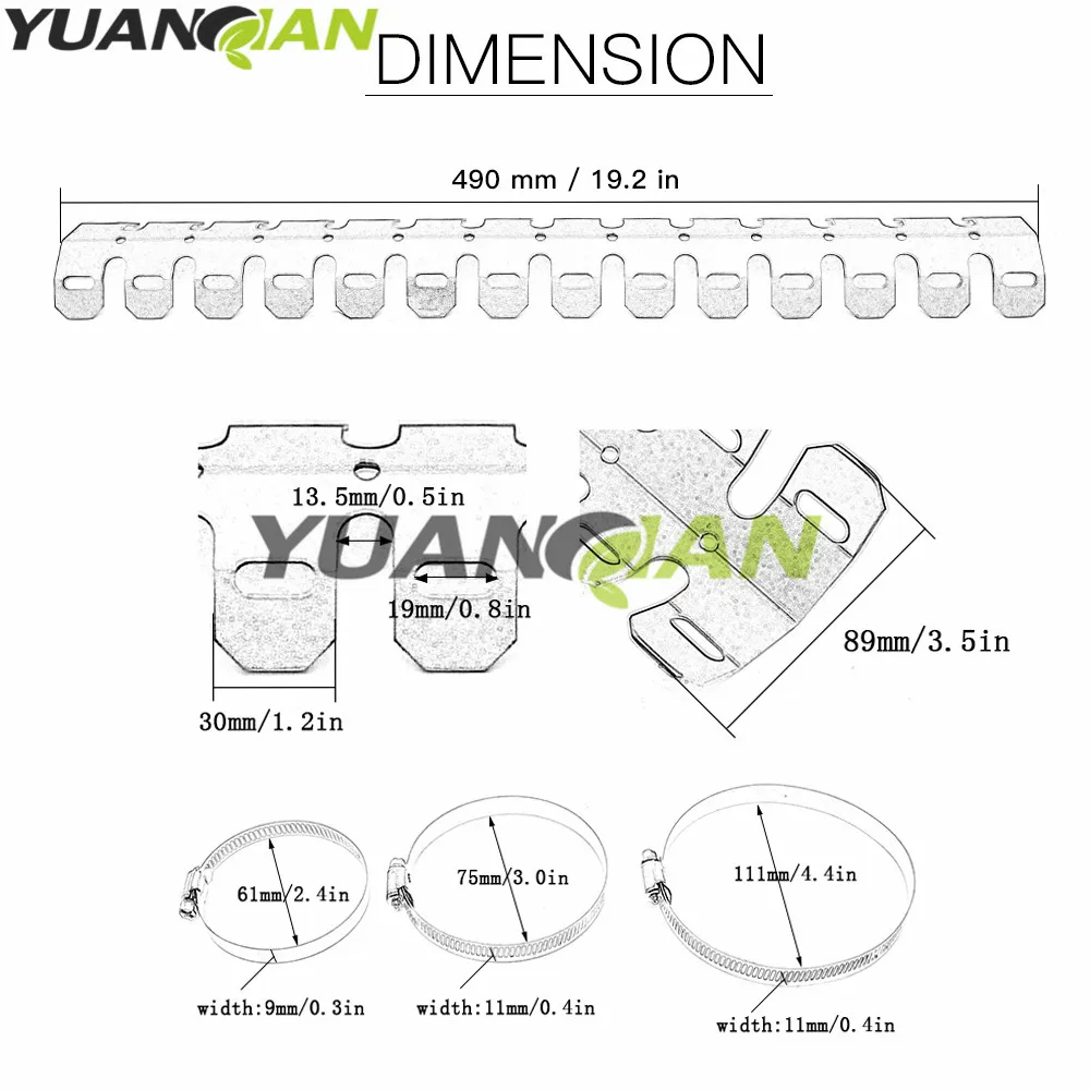 Защитный глушитель выхлопной трубы для внедорожников тепловой экран YAMAHA TRICKER DT TW