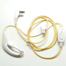 OPPXUN Walkie Talkie Headset PTT Portable CB Radio Baofeng 888S UV-5R 6R UV-B5 5RE 5RG For Kenwood 2Pin Socket Earpiece Khaki