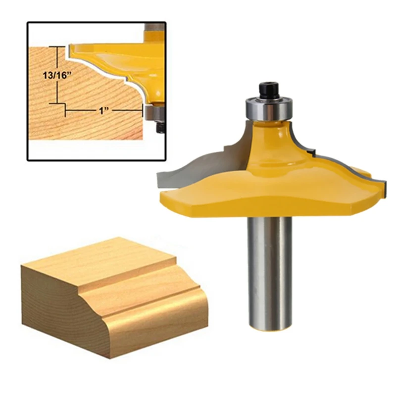 

Shank Ogee Chisel Wood Cutter Router Bit Set Door Woodworking Drilling Carpentry Tool 1/2 Inch