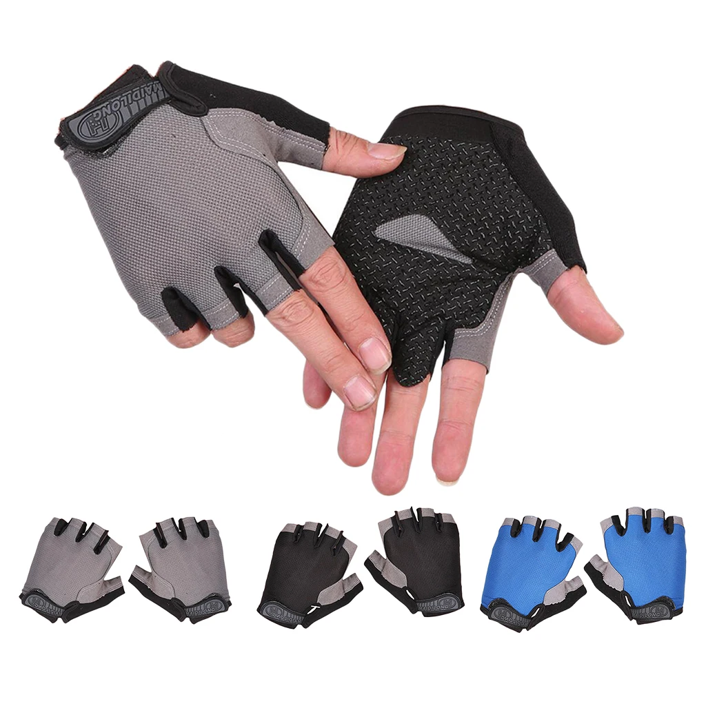 Outdoor Sports Cycling Shockproof Half Finger Gloves Summer Bike MTB Bicycle Glove Driving Fitness Gloves for Men & Women