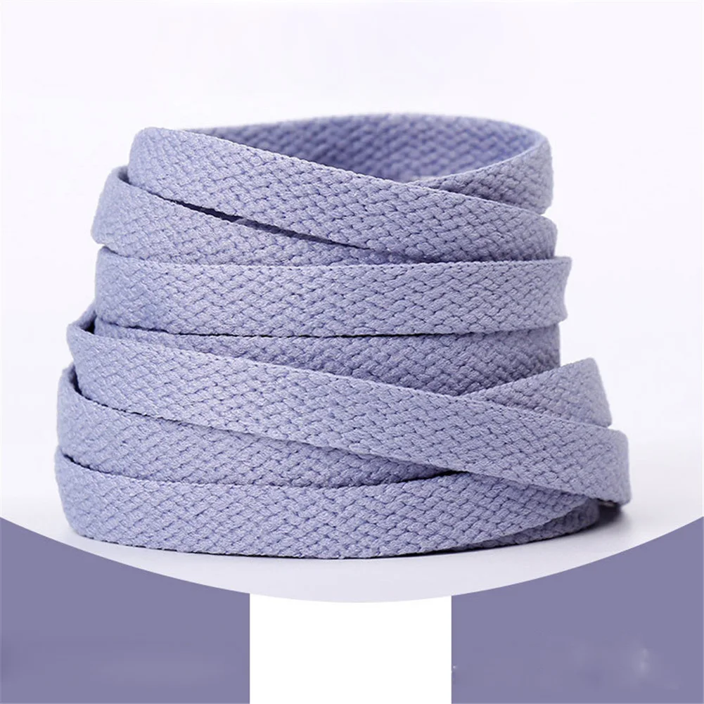 1pair 120/130/140/160CM Shoelaces Pink Sport Travel Shoelace Classic Jelly Color Flat Polyester Shoe Laces Girls Blue Shoelace