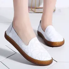 Дизайнерская Женская обувь на плоской подошве из натуральной кожи; женские лоферы с закрытым носком; мокасины; повседневная обувь; женские лоферы; chaussures femme