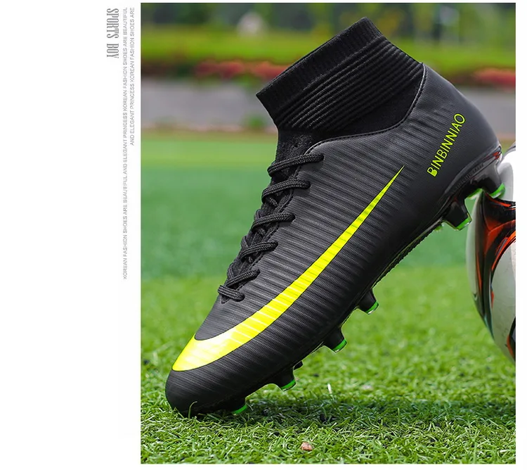 sapatos de futebol masculino tênis interior turf futsal
