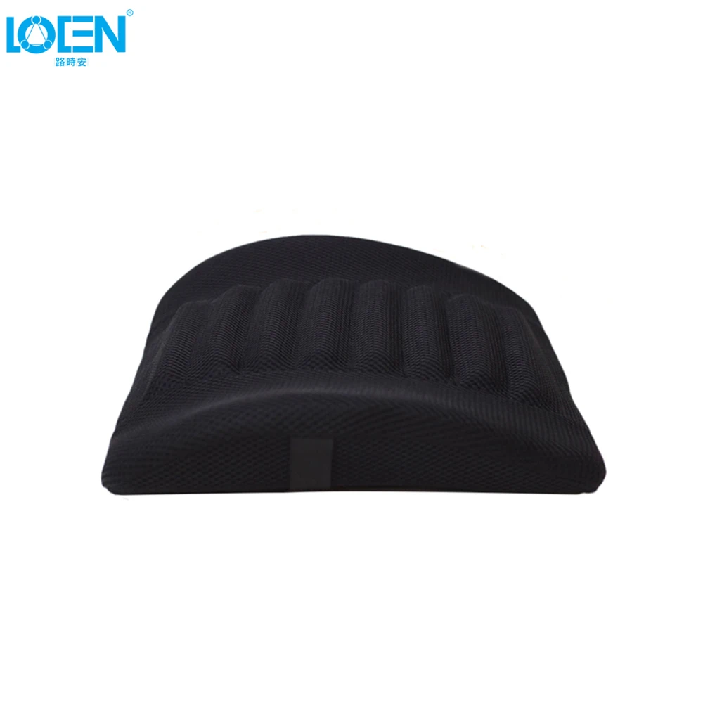 Universal Mesh Black Car Seat Back Cushion Lumbar Support Waist Cushions Cotton Seat Cover Office Home Auto Interior Accessories