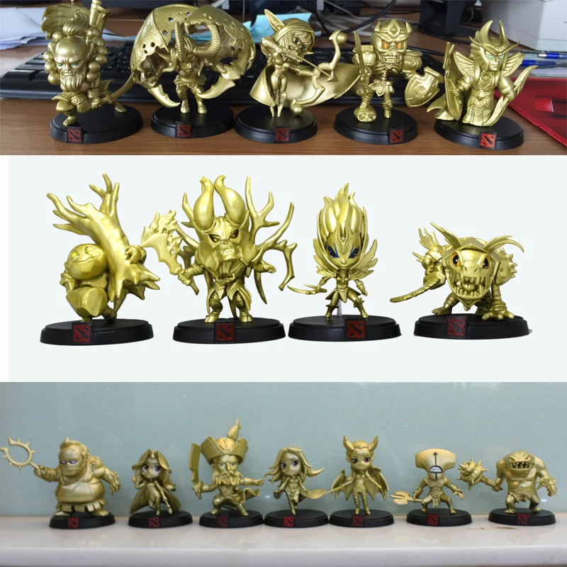  16styles Golden Dota 2 Global Official Limited Collection Game Action Figure Toys Boxed PVC Action 