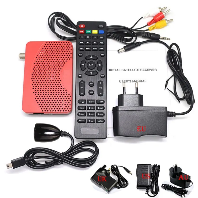 Hot Mini iks iptv satellite Decoder IPTV 1080P DVB S2 SD HD Set Top Box USB