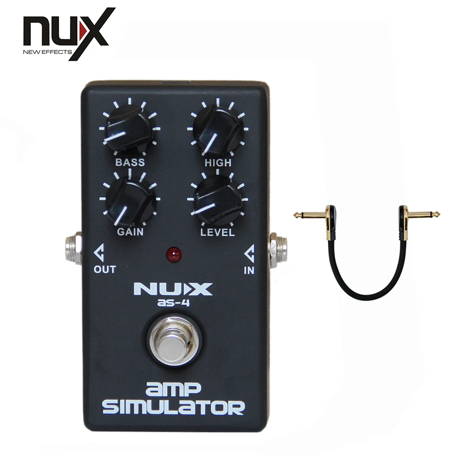 Симулятор усилителя NUX AS 4 имитирует характерные искажения и звук шкафа|amp simulator|nux