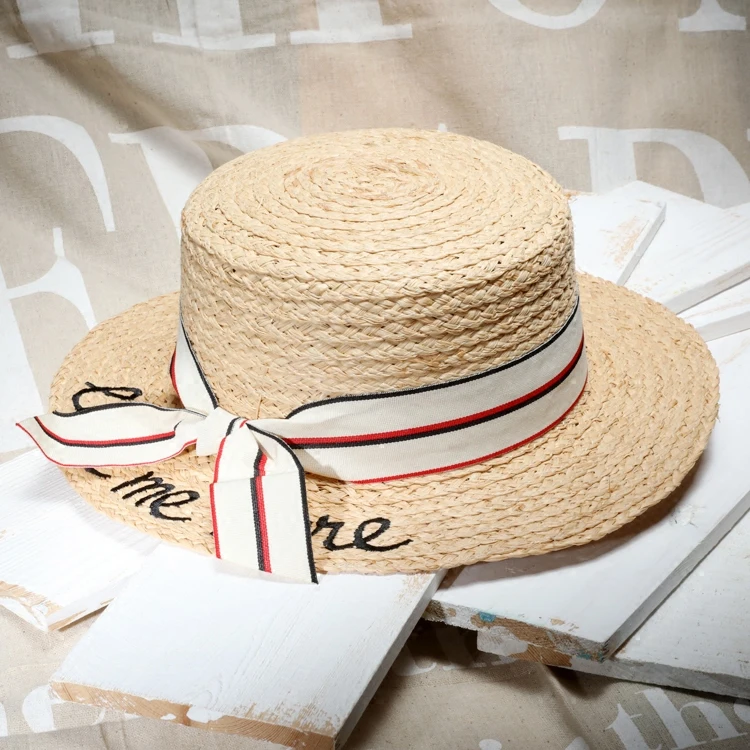 Donne di Estate Cappelli di Paglia Lettera Love Me Più Basse Ricamo Cappelli  di Sun Signore Rafia Bow Knot Beach Berretti Chapeau Femme|chapeau  femme|women's summer straw hatsbeach caps - AliExpress