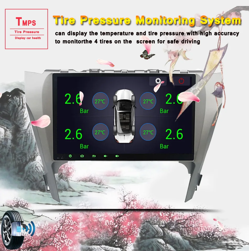 Excellent 10.1" Android Car Stereo DVD For Toyota Camry 2015-17 support Auto Radio GPS Navigation Audio Video WiFi DAB OBD DISC AUX System 14