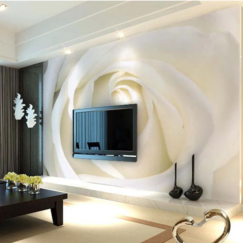 Custom-Photo-Mural-Modern-Minimalist-3D-White-Rose-Non-woven-Wallpaper-For-Living-Room-Sofa-Background (2)