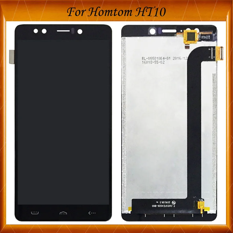 

100% Working Well For 5.5 inch Homtom HT10 LCD Display+Touch Screen 100% Tested Screen Digitizer Assembly Replacement