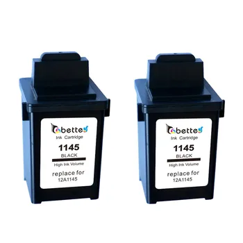 

2PK, Inkjet Printer Ink Cartridge for Lexmark 1145 12A1145 for Lexmark CJ-1000 1020 1100 2030 2050 2055 3000