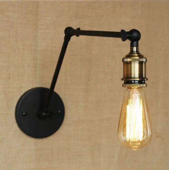 

America Vintage Wall Lamp Light In Industrial Loft Style Iron Wrount Edison Wall Sconce Arandela Lamparas De Pared