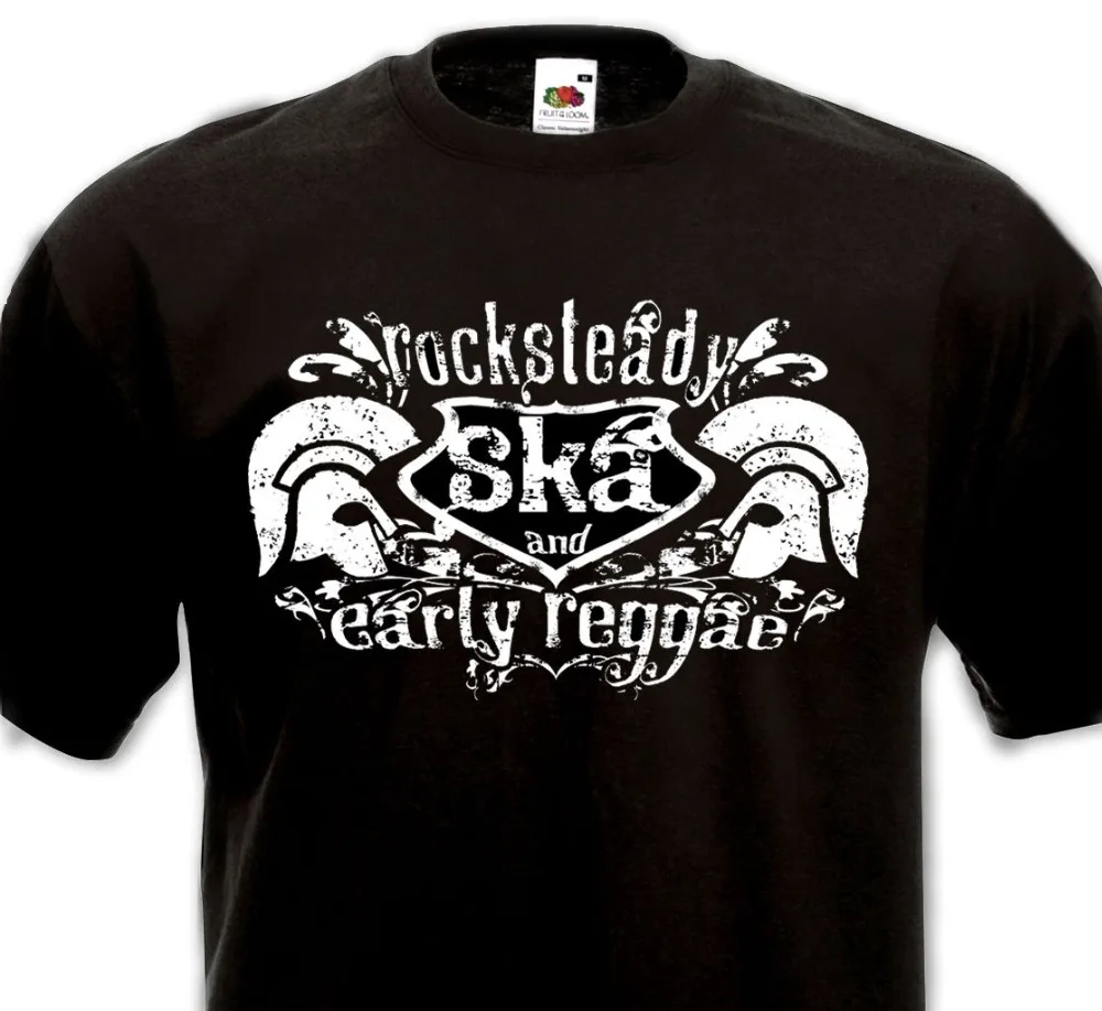 

2018 Crossfit T Shirts T-SHIRT Rocksteady Ska Early Reggae Studio One Rude Boy Skinhead 60's Trojan Funny Casual Clothing