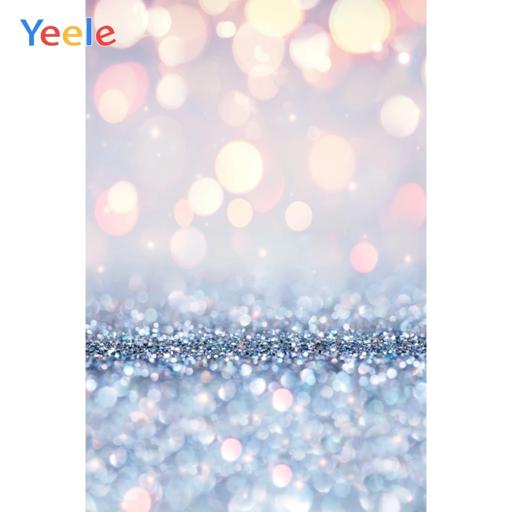 

Yeele Vinyl Glitters Light Bokeh Crystal Scene Photography Background Wedding Love Photographic Backdrop for Photo Studio