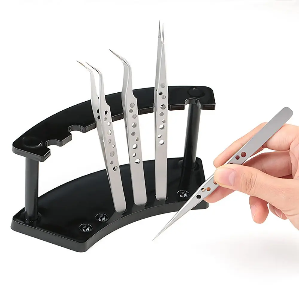 

1pc Tweezers Storage Holder Eyelash Extension Eyebrow Tweezer Plastic Storage Stand Beauty Make Up Tools Pen Rack Holder Stand