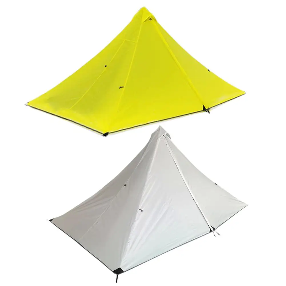 

Rodless Portable Camping Pyramid Tent Ultra Light Internal Account Account One Person Tent Does Not Distribute Trekking Pole